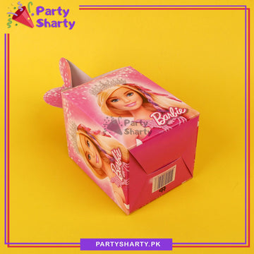 Princess Barbie Theme Goody Boxes Pack of 10 For Barbie Theme Birthday Celebration and Decoration